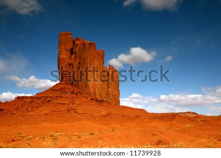 Formation in Monument Valley, Navajo Nation, Arizona USA