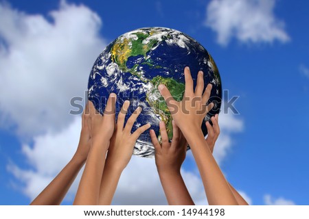 Children Holding the Earth: The Future is in Their Hands