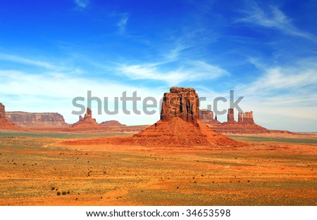 Multiple Buttes of Monument Valley  USA
