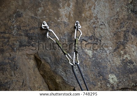 Rock climbing anchors