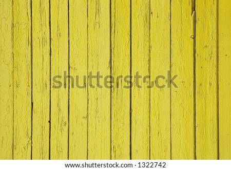 old yellow wooden wall