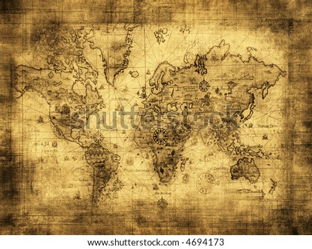 ancient map of the world