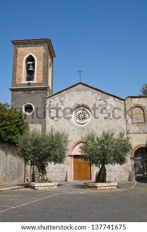 Church of St. Antonio. Melfi. Basilicata. Italy.