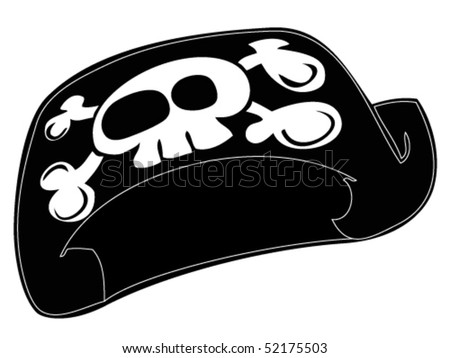 Pirate Hat. Stock Vector Illustration 52175503 : Shutterstock