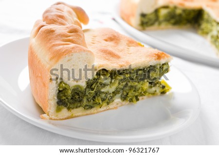Mediterranean Vegetable Pie.