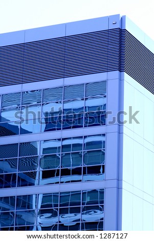 Modern office building. Lowest ISO setting with noise reduction on.