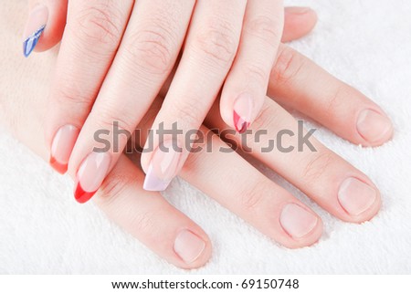 male and female manicure