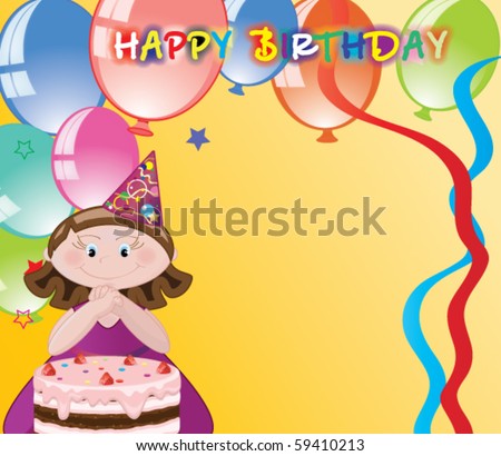 birthday balloons and cake. with alloons and cake,