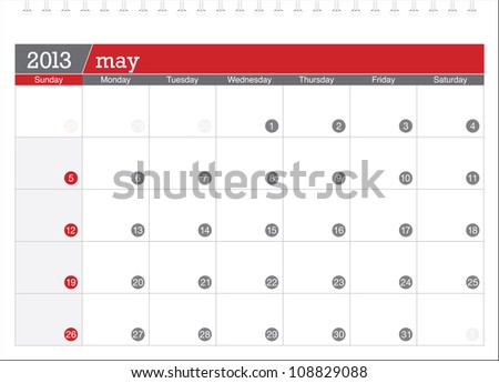 may 2013-planning calendar may 2013-planning calendar
