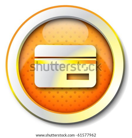 credit card icon set. stock photo : Credit card icon