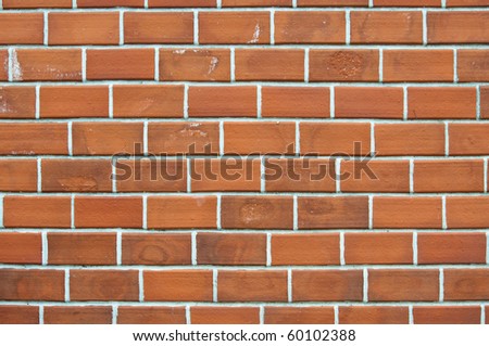 red brick wallpaper. stock photo : Old red brick