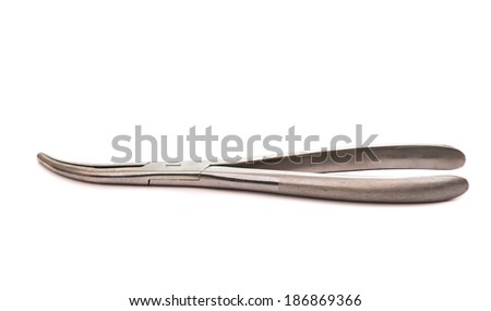 Surgical Operating tool isolated on white background