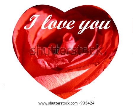 لعبة أهدى وردة للى تحبه  Stock-photo-cute-romantic-rose-heart-message-card-reading-i-love-you-933424
