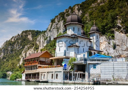 The Monastery at the Iron gates national park, Serbia, Romania