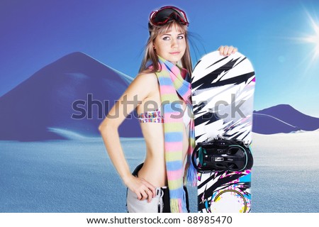 female snowboarder bikini maturemom cum facial gif