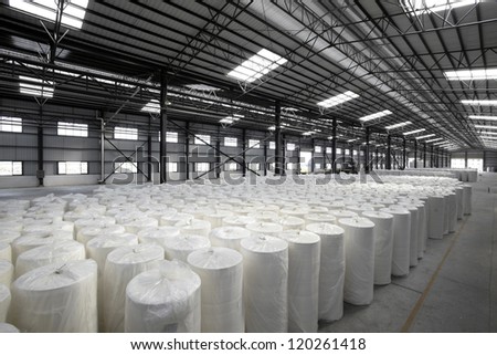 Finished paper in paper mill