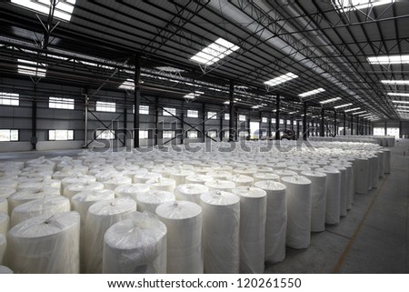 Finished paper in paper mill