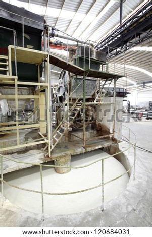 Paper mill\'s paper-making raw materials