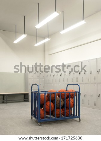 Athletes Locker Room,Basketball