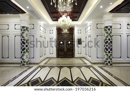 Senior European luxury indoor environment