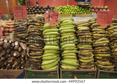bananas and plantains