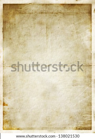 Old grungy blank photo background