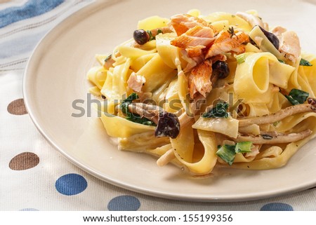 salmon pasta