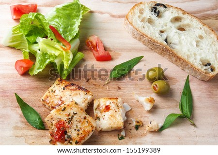 fish and bread