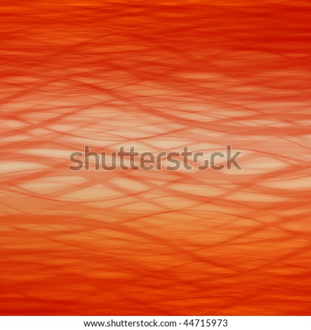 Bright orange waves