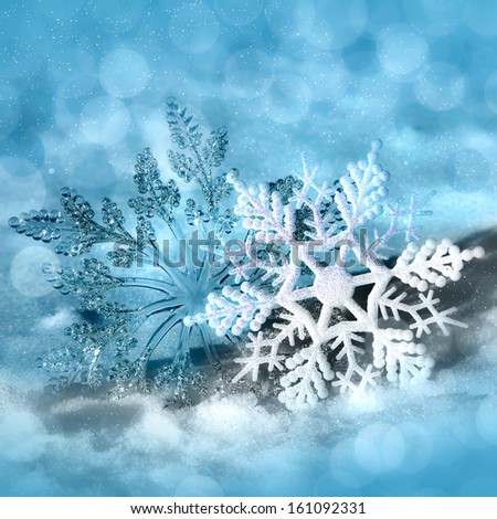 Christmas snow flakes, background for congratulation cards and design