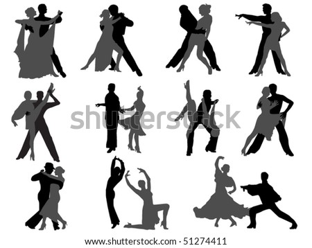 Dance Stock Vector Illustration 51274411 : Shutterstock