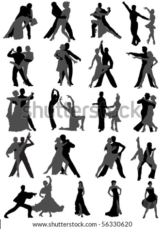 Dance Stock Vector Illustration 56330620 : Shutterstock