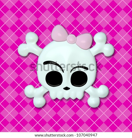 girly emo skulls