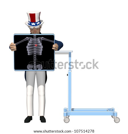 Skeleton Uncle Sam