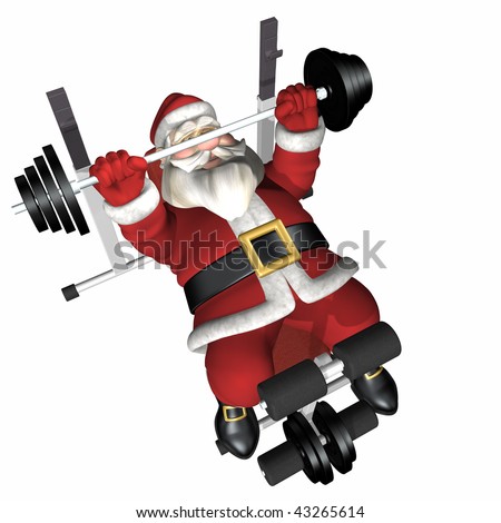 stock-photo-santa-working-out-by-lifting