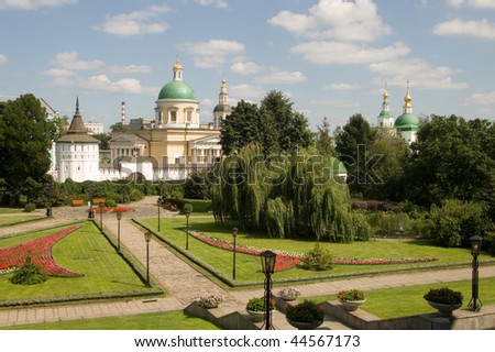 Moscow. The Piously-Danilovsky monastery is based in 1282. A kind on a cathedral Zhivonachalnoj of the Trinity