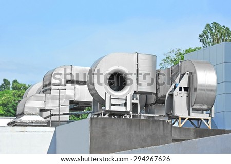 Industrial steel air conditioning and ventilation systems