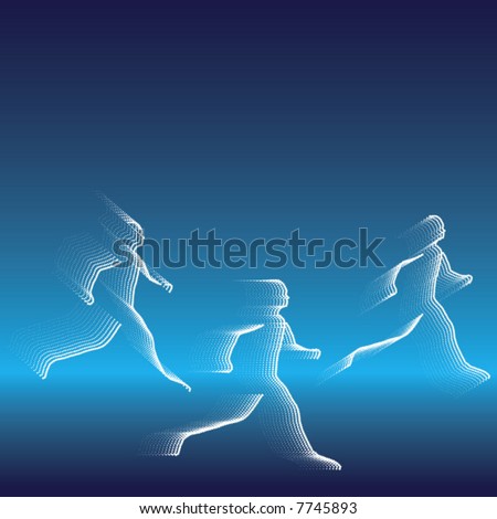 Sports Running Vector