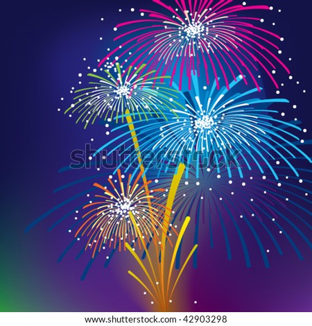 4th of july fireworks wallpaper. Firework Background Vector