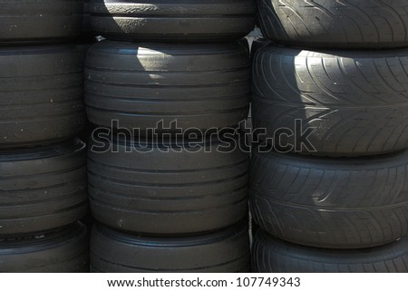 Used racing tires