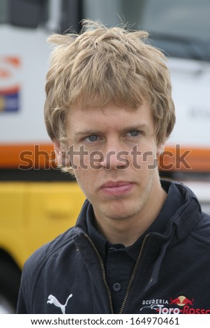 HOCKENHEIM, GERMANY  July 8th 2008: Archive photo of formula 1 driver Sebastian Vettel from Germany who won 4th World Champion title in 2013