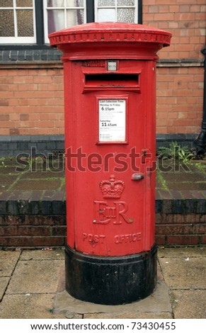 Post office on the street in UK