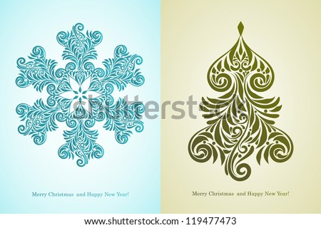 vector greeting card with 
