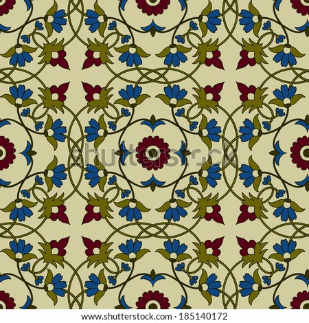 seamless pattern in eastern style