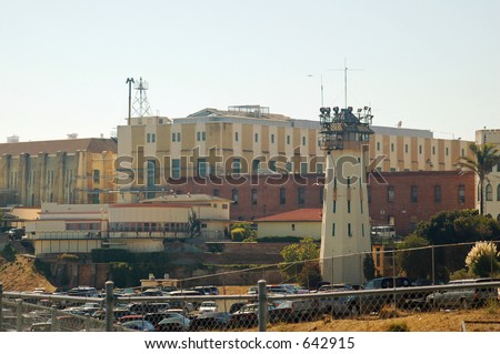 San Quentin State Prison in California, home of California\'s death row, where infamous criminals such as Scott Peterson and Richard Allan Davis are kept.