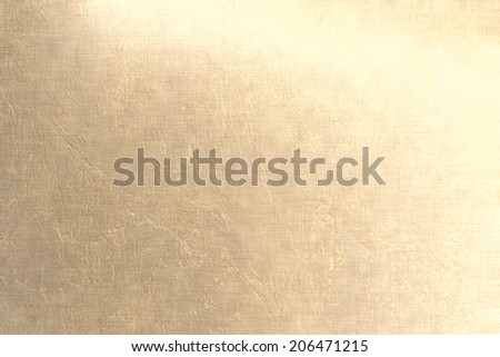 Gold metallic background, linen texture, pastel background, beige paper