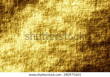 Gold metallic background, golden fabric texture, bright textile backdrop, wrapping paper, brown paper, business background