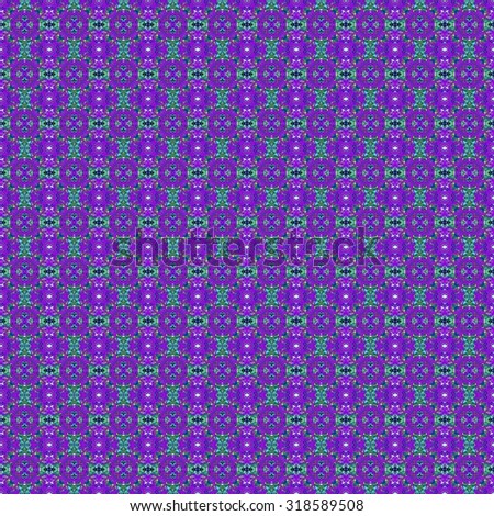 Oriental purple folk seamless pattern. Elegant luxury texture for wallpapers, advertisement, page fill, book covers etc. Violet boho fabric