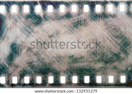 Photographic film in poor condition