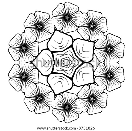 Line Art Floral